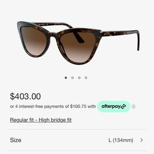 Brand new with case Prada sunglasses